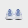 Jordan TD Air Jordan 4 Retro - White / Aluminum / Blue Tint / Oil Green sold by Kith