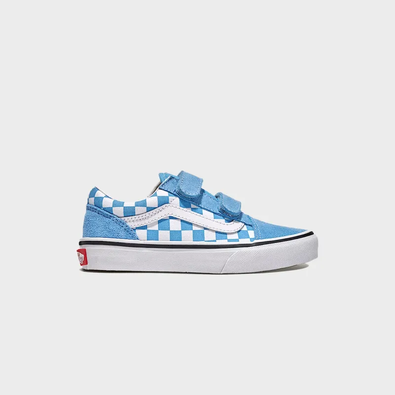 VANS PS Old Skool V - Color Theory / Checkerboard / Heritage Blue sold by Kith