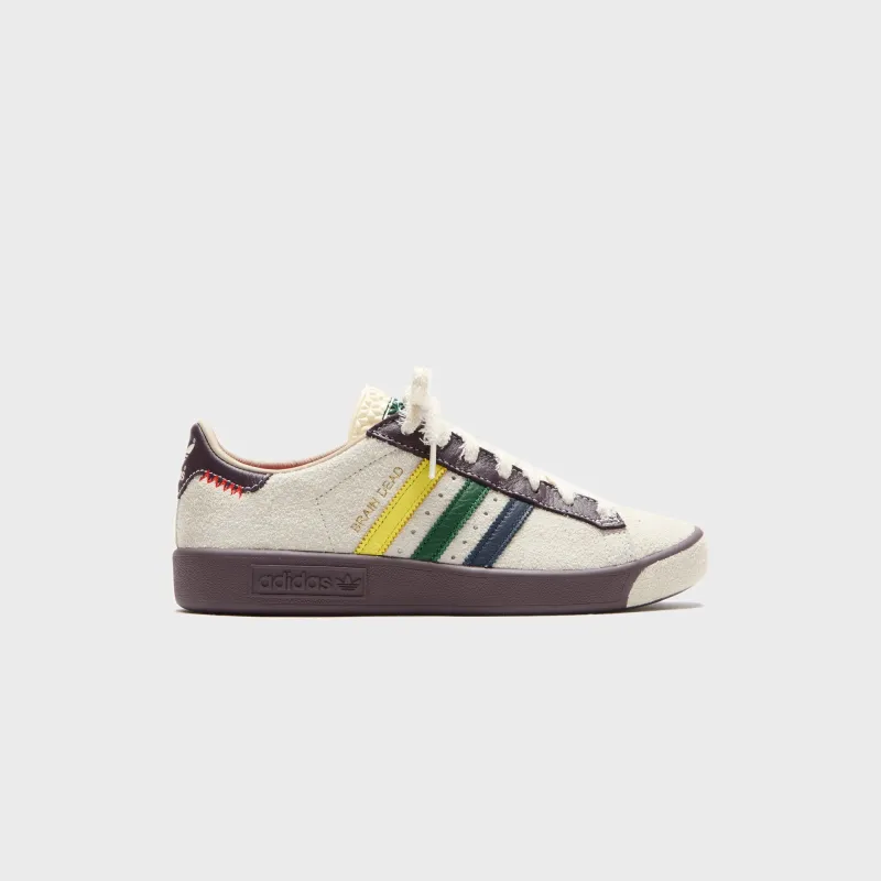 adidas x Brain Dead Forest Hills - Cream White / Pantone / Night Red sold by Kith