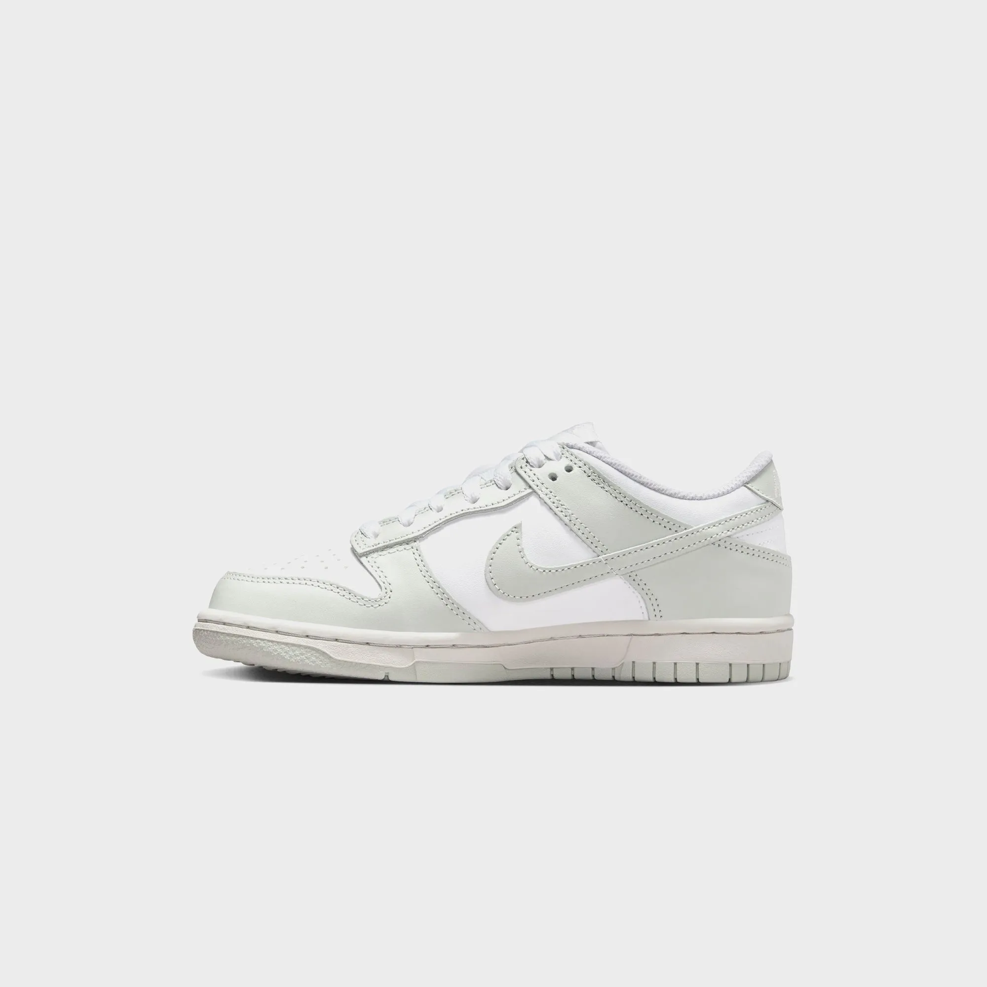 Nike GS Dunk Low - White / Light Silver / Photon Dust sold by Kith product image thumbnail 3