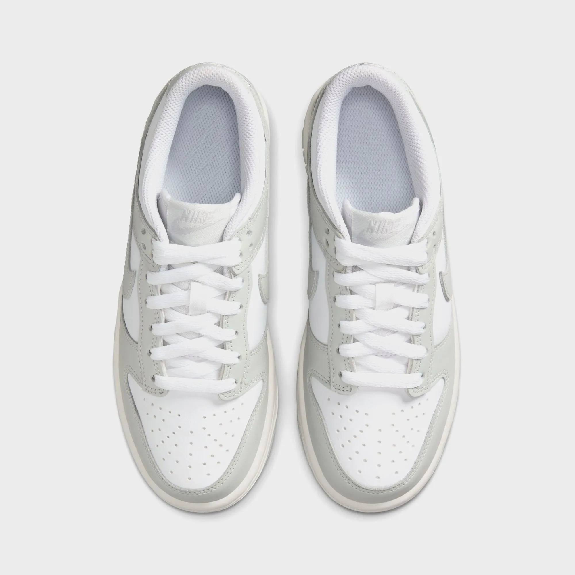 Nike GS Dunk Low - White / Light Silver / Photon Dust sold by Kith product image thumbnail 4