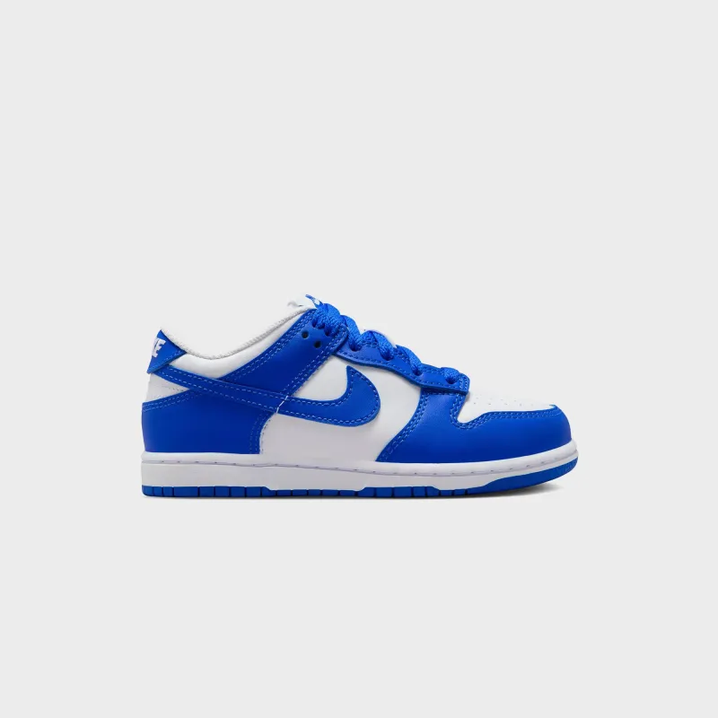 Nike PS Dunk Low - White / Hyper Royal sold by Kith