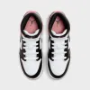 Nike GS Air Jordan 1 Mid - White / Black / Rust Pink sold by Kith