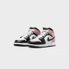 Nike GS Air Jordan 1 Mid - White / Black / Rust Pink sold by Kith