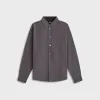 Our Legacy Beyond Shirt - Charcoal Bordeaux sold by Kith