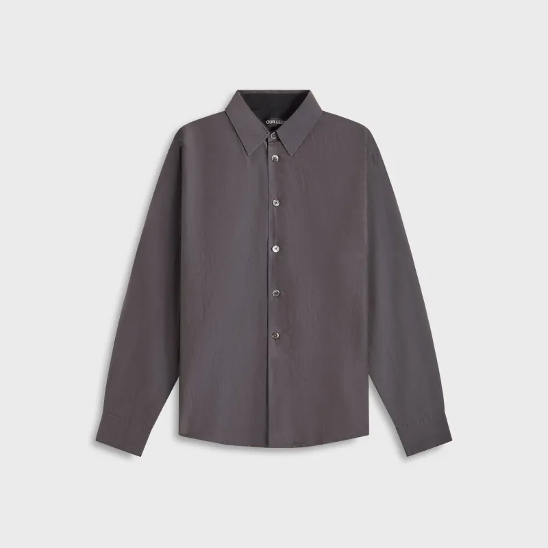 Our Legacy Beyond Shirt - Charcoal Bordeaux sold by Kith