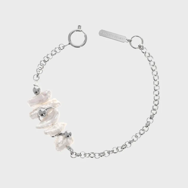 Justine Clenquet Sunny Bracelet - Palladium sold by Kith