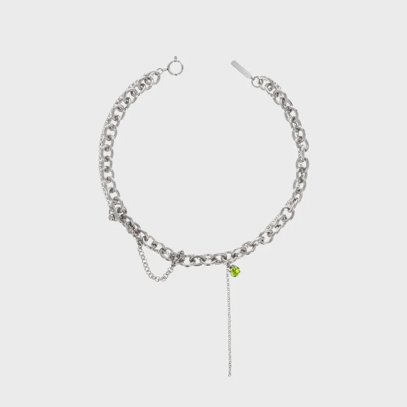 Justine Clenquet Lucy Necklace - Acid Green sold by Kith