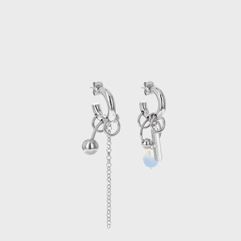 Justine Clenquet Holly Earring - Pearl Blue sold by Kith
