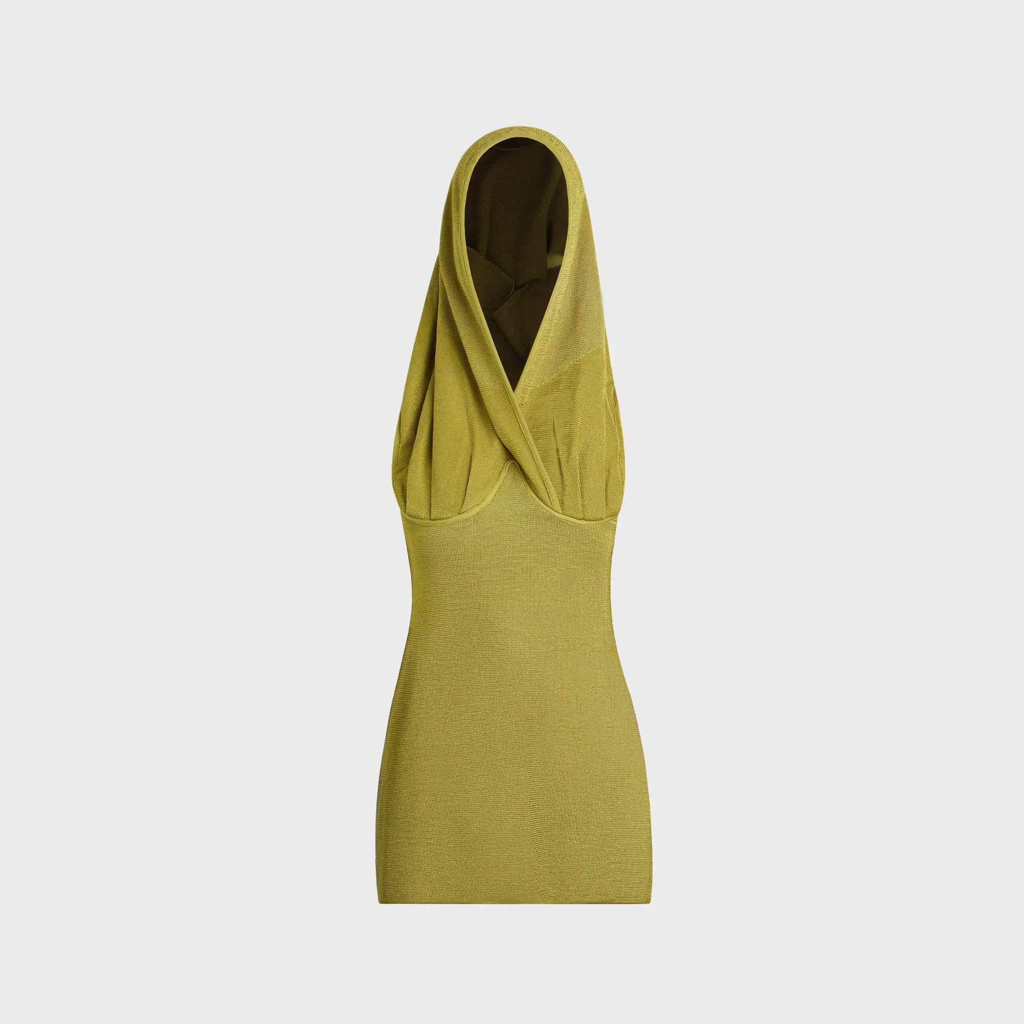 Isa Boulder Lowhood Mini Dress - Olive sold by Kith