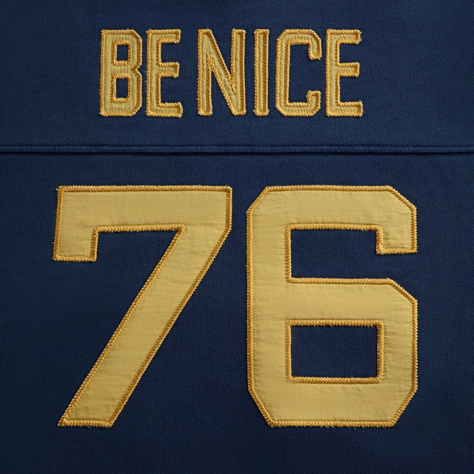 ERL Unisex Venice Football Hoodie Knit - Blue sold by Kith product image thumbnail 4