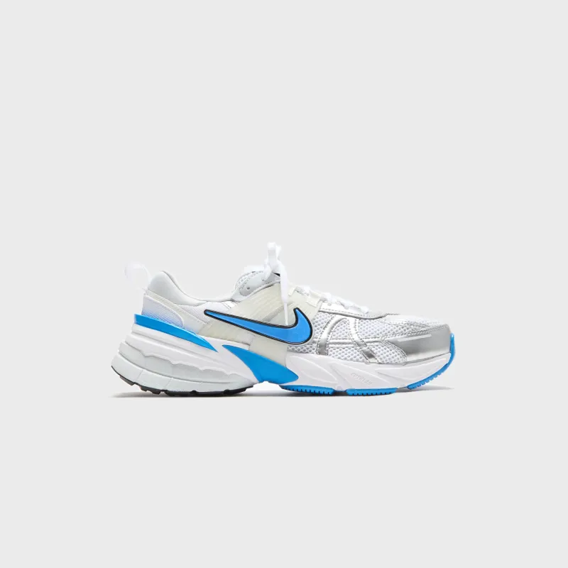 Nike WMNS V2K Run - White / Pure Platinum / Summit White / Light Photo Blue sold by Kith