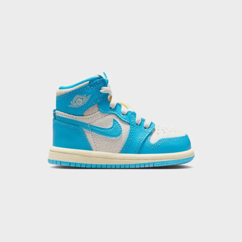 Jordan TD Jordan 1 Retro High OG - Dark Powder Blue / Blue / Sail sold by Kith