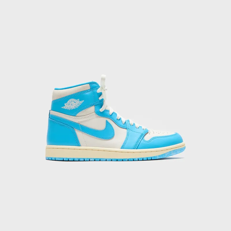 Jordan Air Jordan 1 High Retro OG - Dark Powder Blue / Blue / Sail sold by Kith