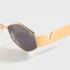 Vintage Frames Cypher 2 24KT - Yellow Gold / Black sold by Kith