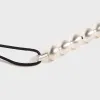 Le Gramme 13G Sterling Silver 7 Beads Cord Bracelet - Black sold by Kith