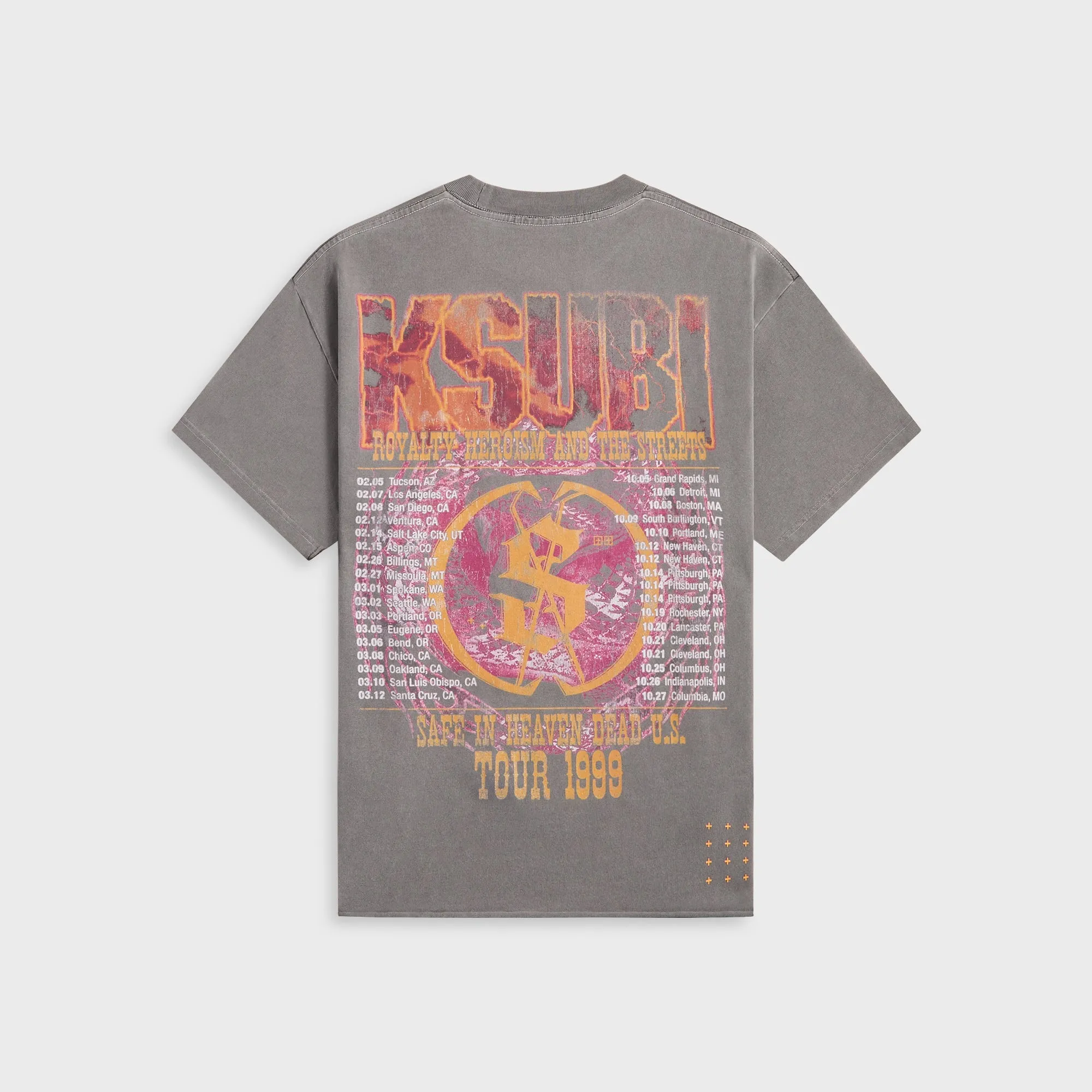 Ksubi Kickstart Ekcess Tee - Charcoal sold by Kith product image thumbnail 2