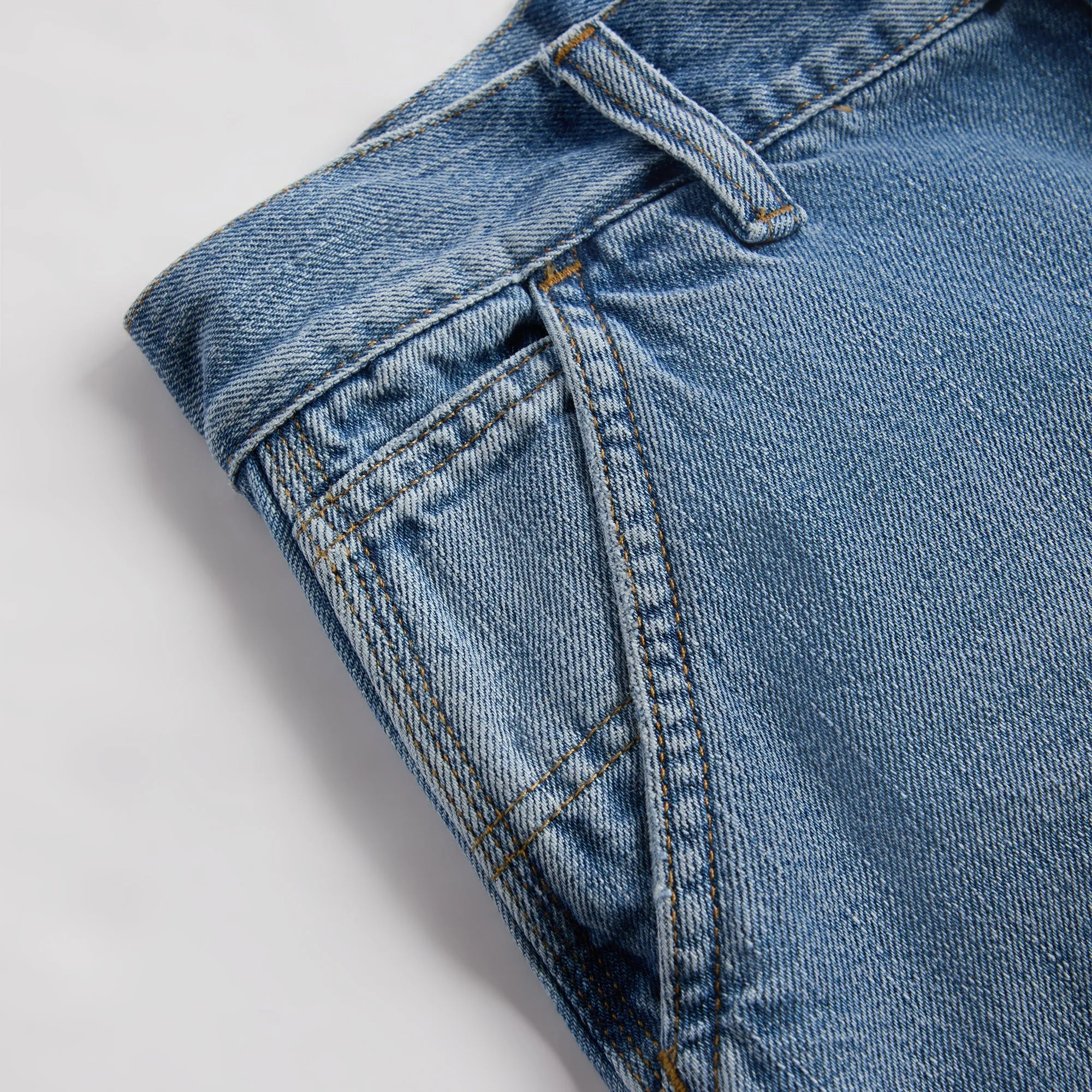Carhartt WIP Brandon Single Knee Short - Blue Burst Wash sold by Kith product image thumbnail 3