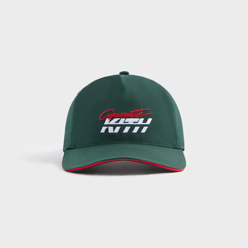 Kith for Cigarette Wrinkle Nylon Bay Speed Low Pinch Crown Snapback - Stadium sold by Kith