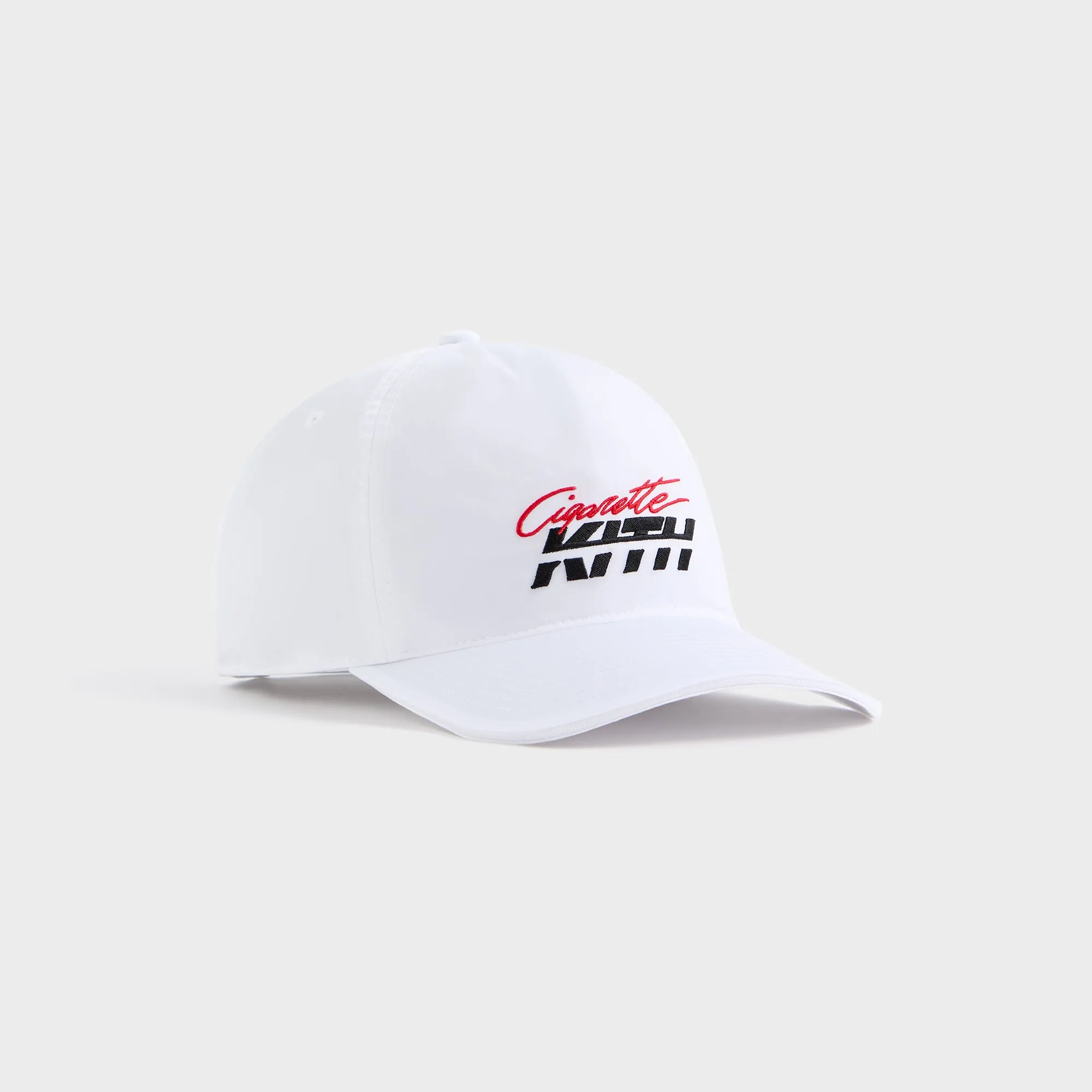 Kith for Cigarette Wrinkle Nylon Bay Speed Low Pinch Crown Snapback - White sold by Kith product image thumbnail 4