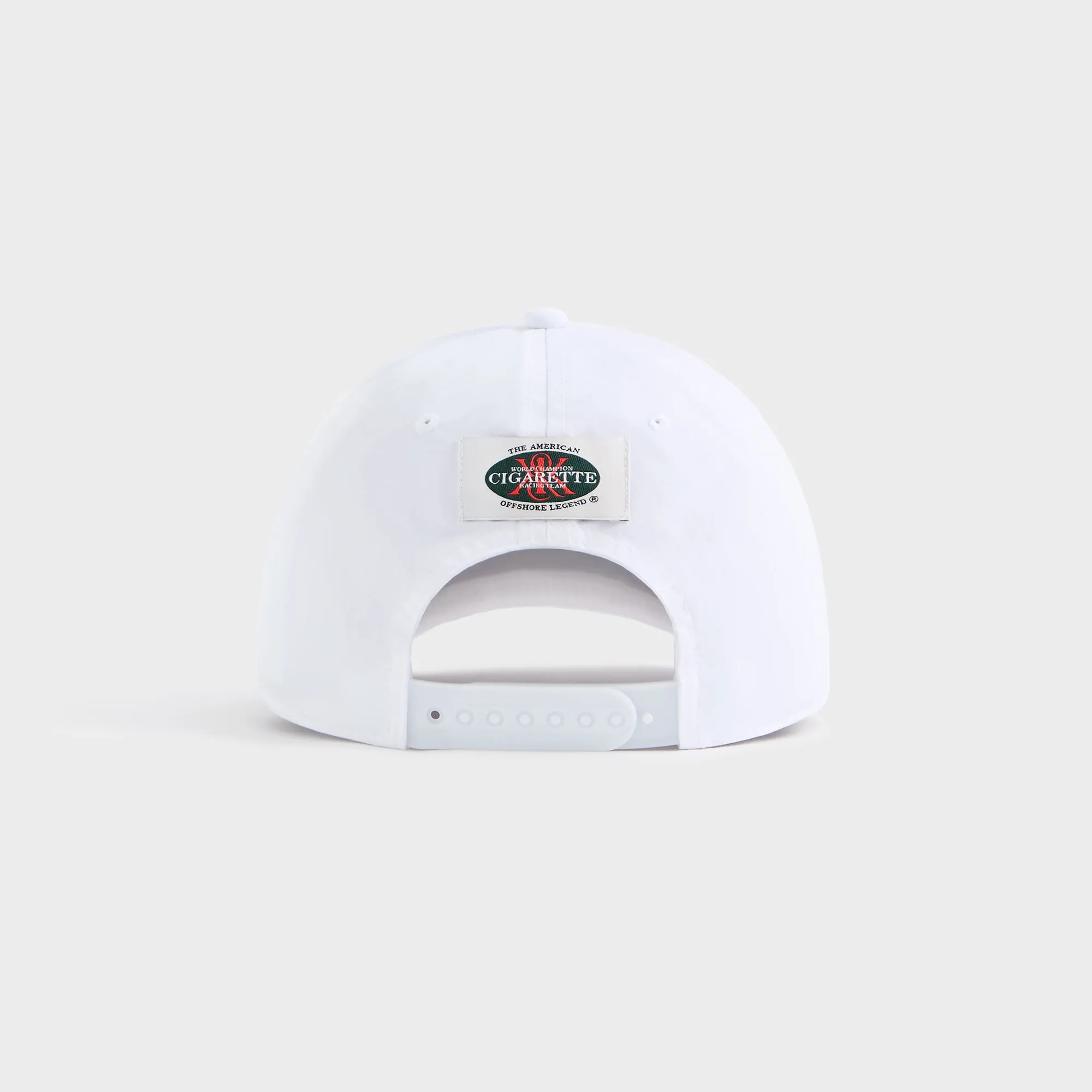 Kith for Cigarette Wrinkle Nylon Bay Speed Low Pinch Crown Snapback - White sold by Kith product image thumbnail 3
