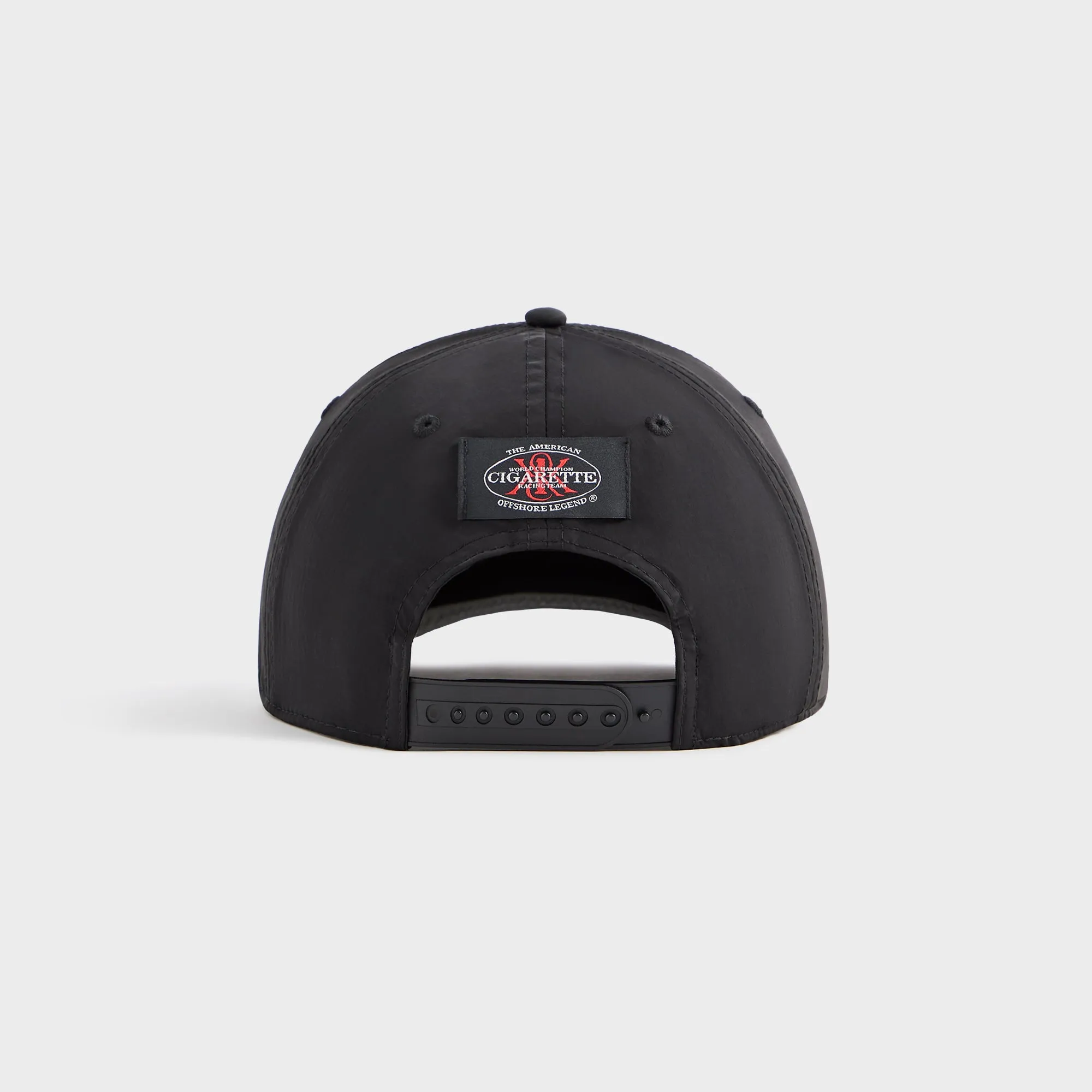 Kith for Cigarette Wrinkle Nylon Bay Speed Low Pinch Crown Snapback - Black sold by Kith product image thumbnail 3