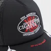 Kith for Cigarette Nolan Trucker Hat - Black sold by Kith