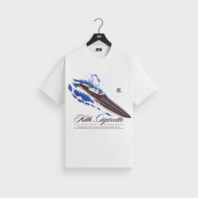 Kith for Cigarette Racing 42X Vintage Tee - White sold by Kith