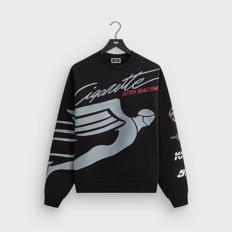 Kith for Cigarette Racing 515 Nelson Crewneck - Black sold by Kith