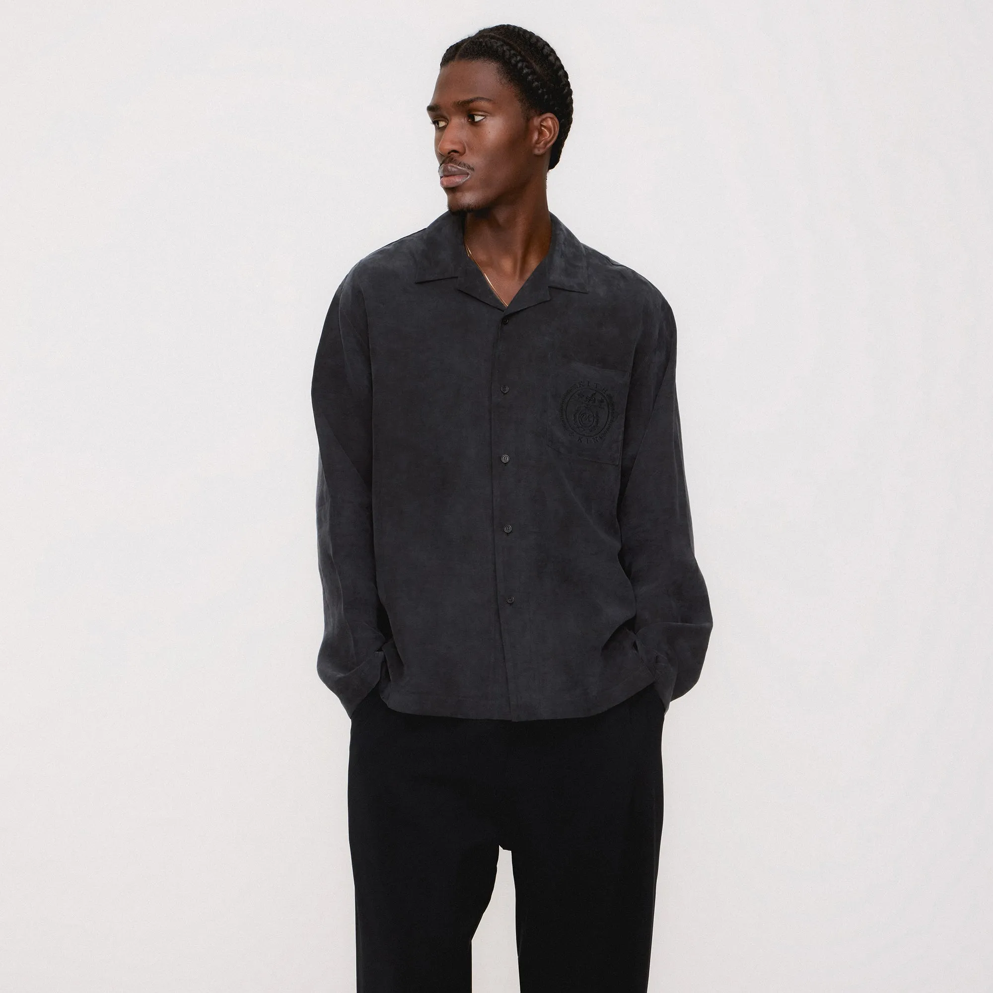 Kith Double Crepe Grayson Pant - Black sold by Kith product image thumbnail 3