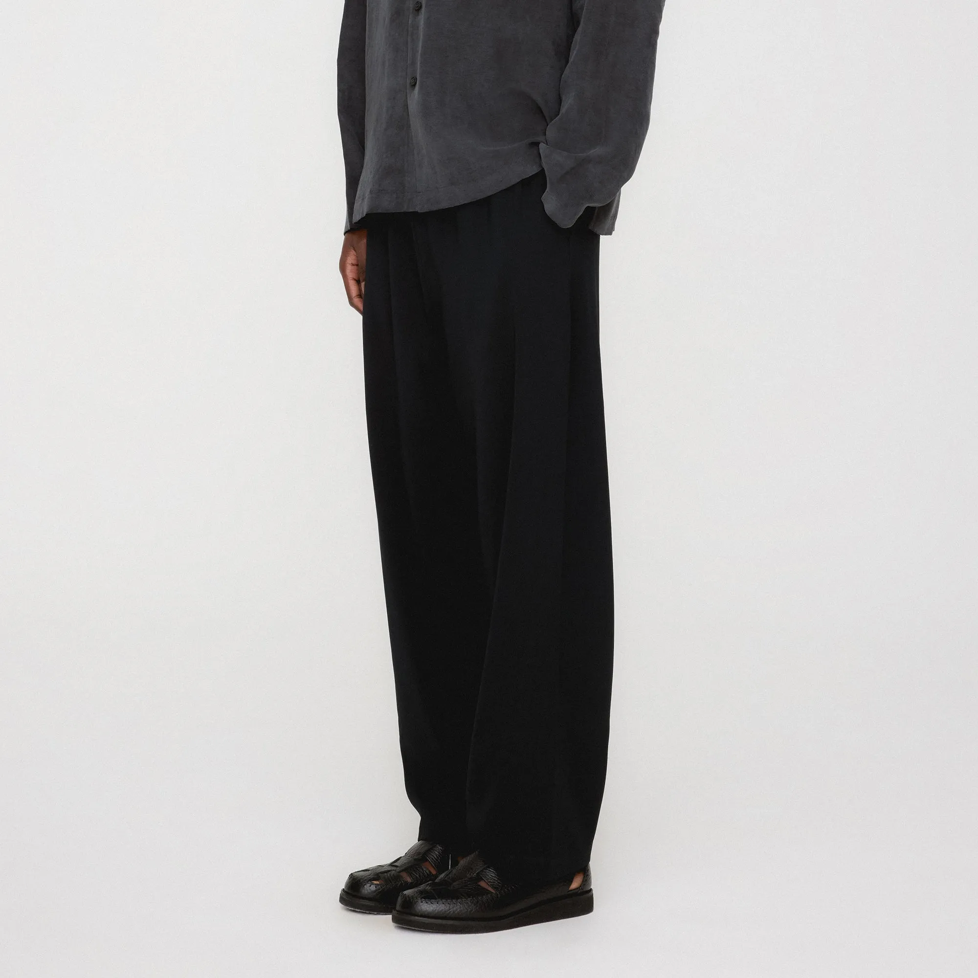 Kith Double Crepe Grayson Pant - Black sold by Kith product image thumbnail 2