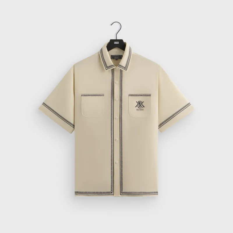 Kith Baroque Paxton Buttondown - Sandrift sold by Kith