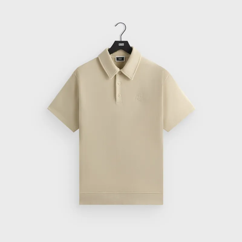 Kith Crystal Wash Interlock Graham Polo - Durum sold by Kith