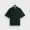 Kith Micro Waffle Short Sleeve Colby Pullover - Stadium sold by Kith