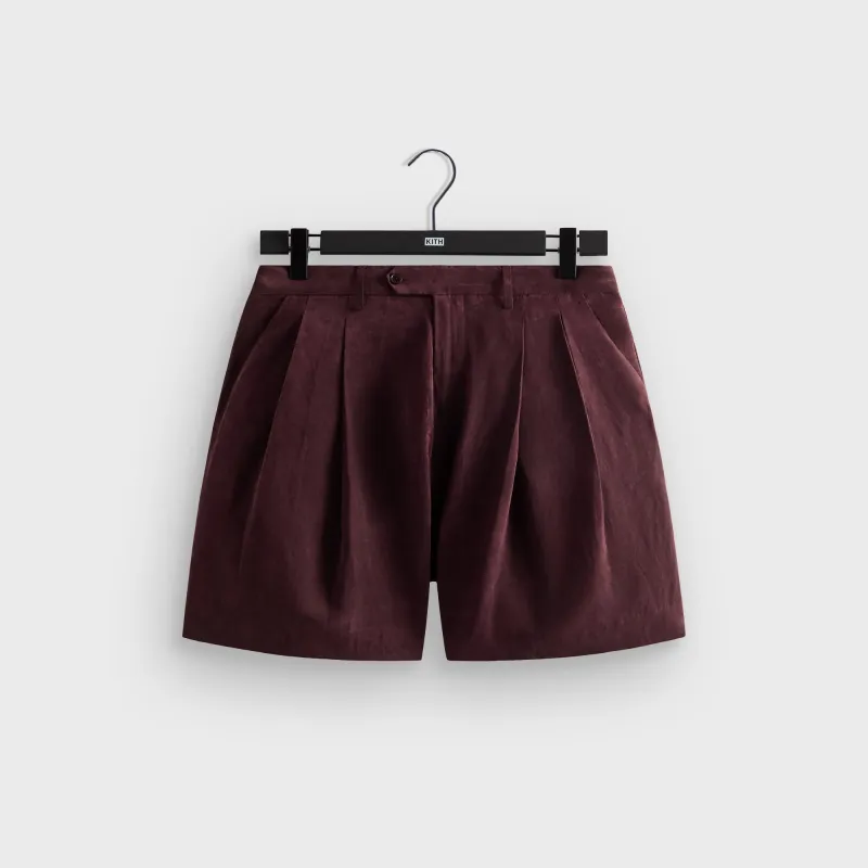 Kith Kylan Pleated Short - Rich sold by Kith