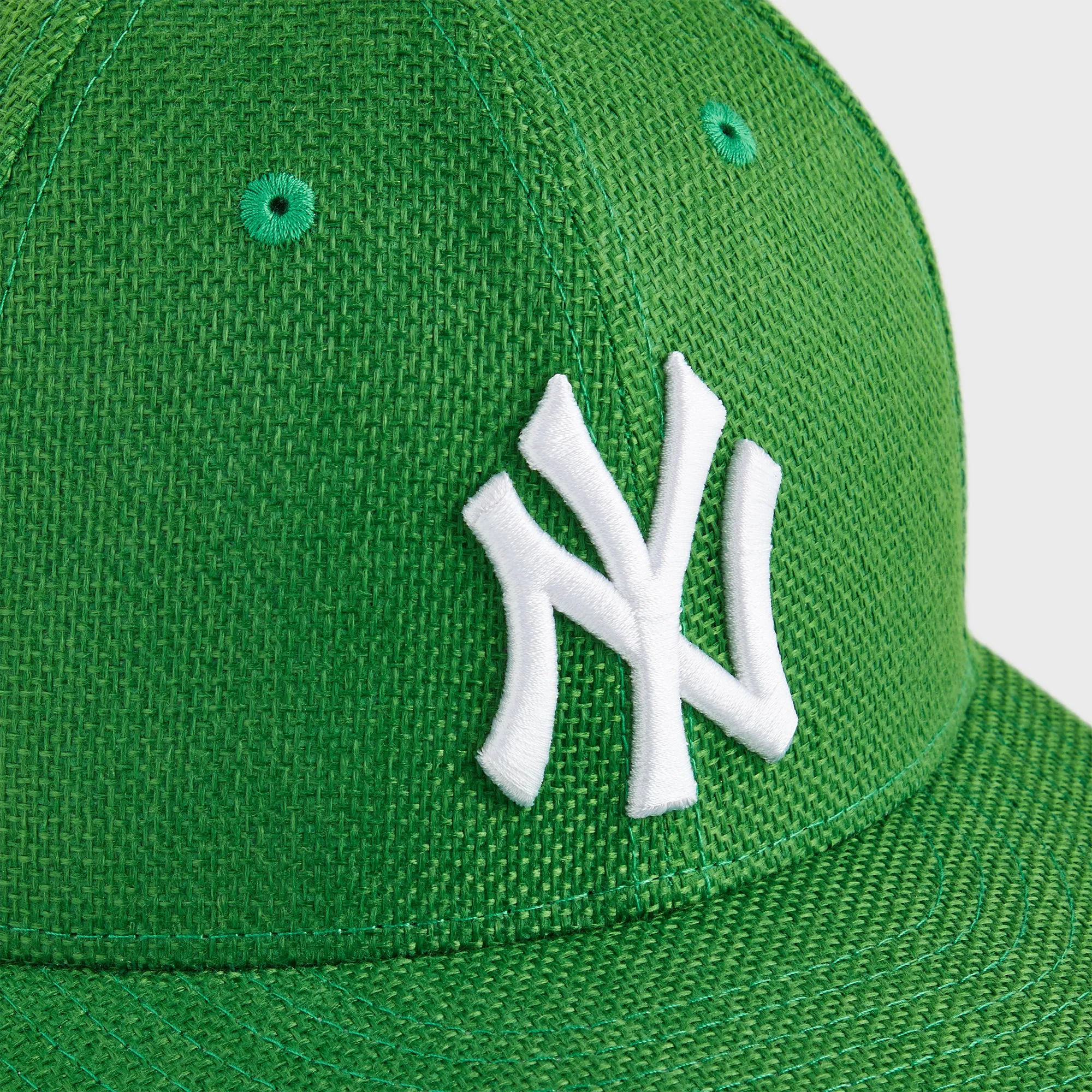 Kith & New Era for the New York Yankees Raffia Low Profile 59FIFTY Fitted - Newt sold by Kith product image thumbnail 5
