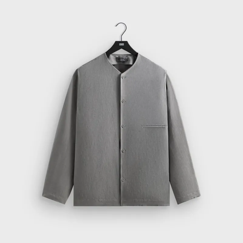 Kith Cupro Linen Caelen Shirt - Fin sold by Kith