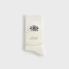 Kith Ornate Crest Logo Crew Socks - Silk sold by Kith