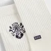 Kith Ornate Crest Logo Crew Socks - Silk sold by Kith