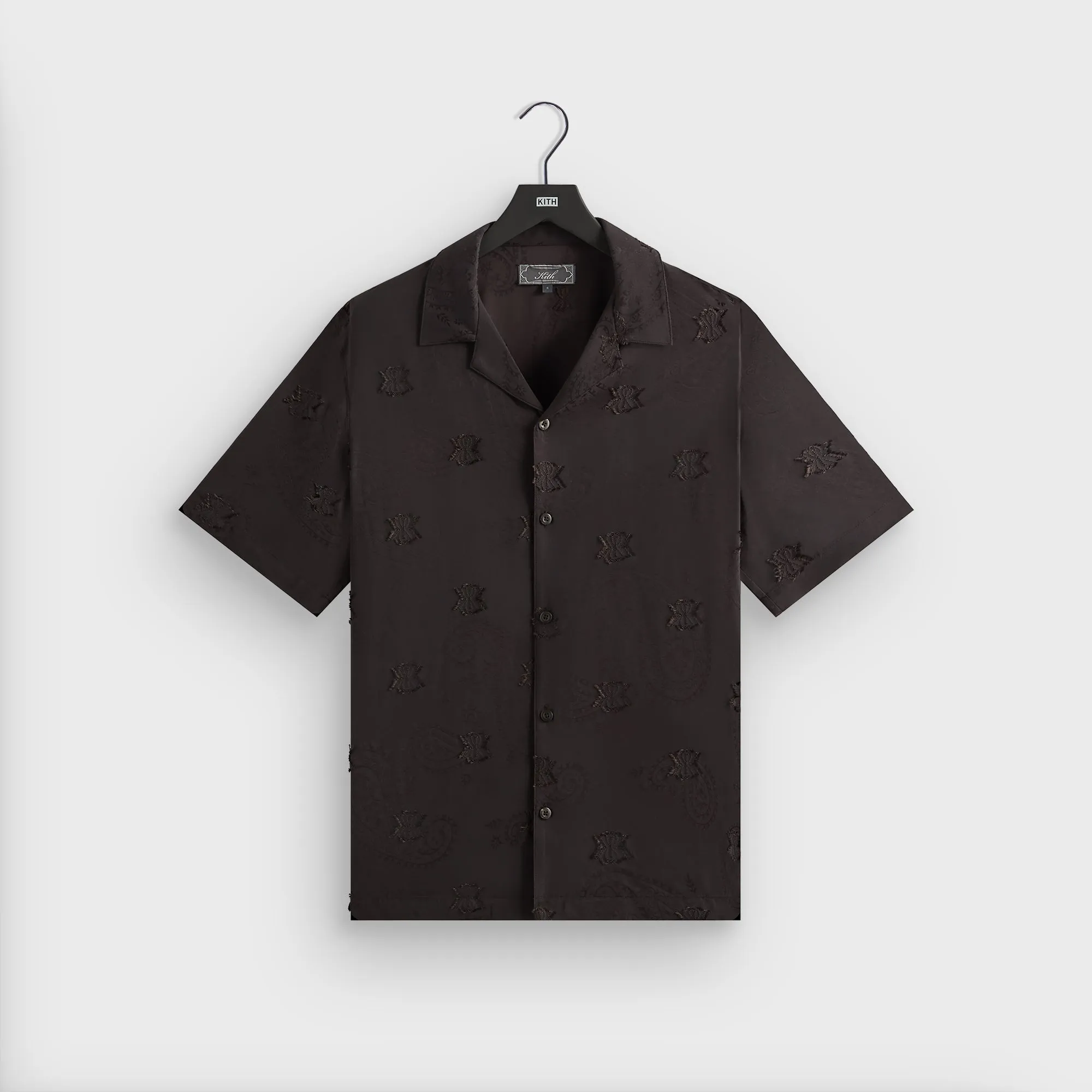 Kith Short Sleeve Thompson Camp Collar Shirt - Kindling sold by Kith