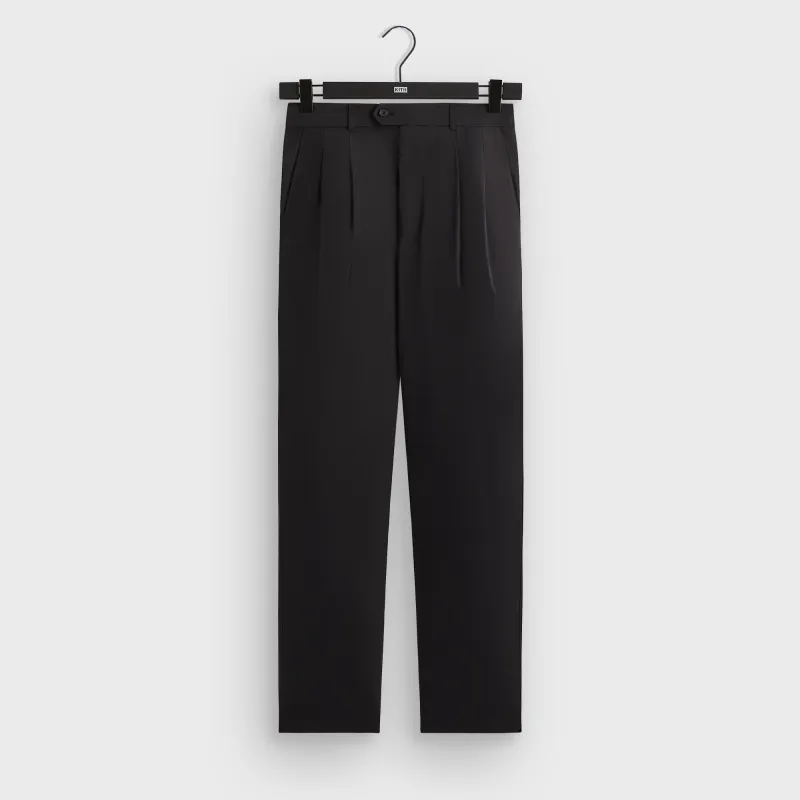 Kith Pleated Kyson Pant - Black sold by Kith