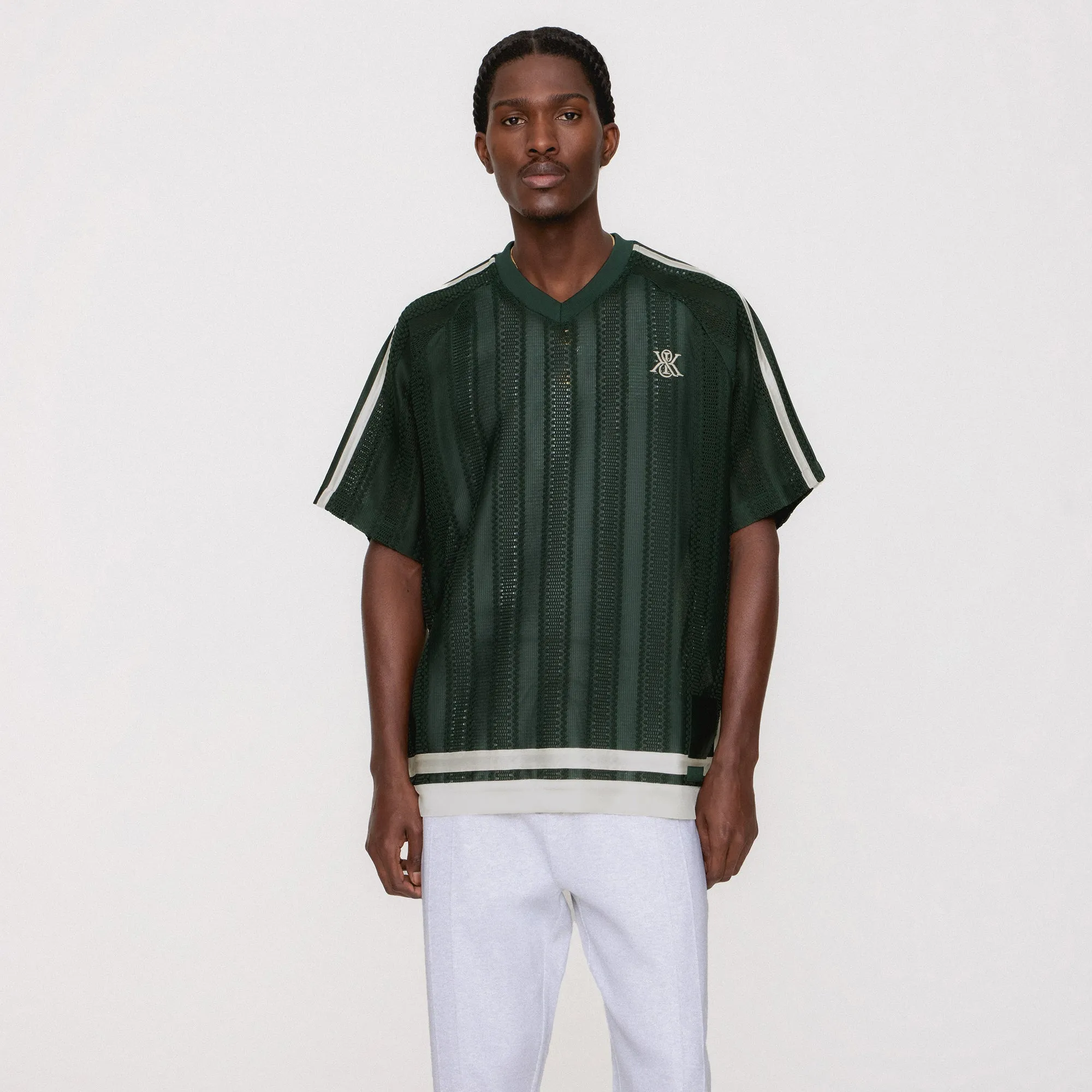 Kith Leon Short Sleeve Lace Combo Jersey - Stadium sold by Kith product image thumbnail 2