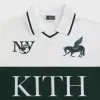 Kith Pique Short Sleeve Tap In Soccer Polo - White sold by Kith