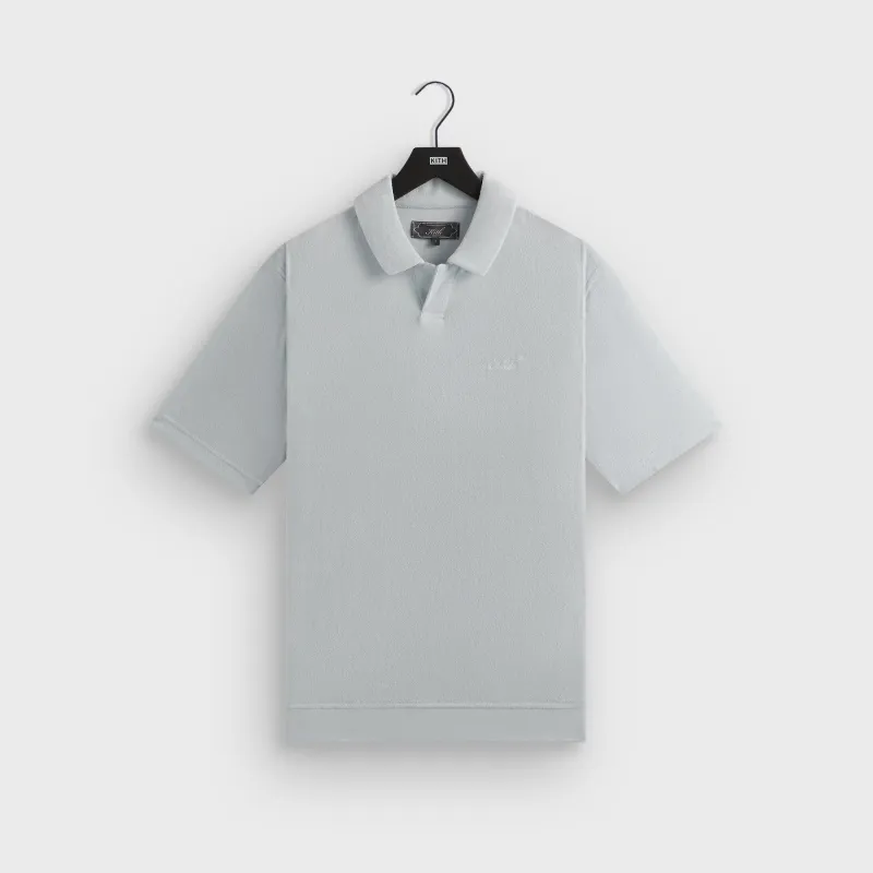 Kith Plush Terry Leo Polo - Light Indigo sold by Kith