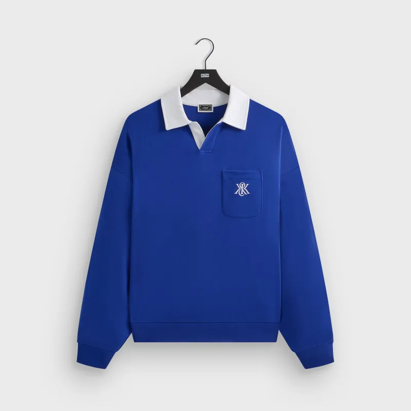 Kith Pegasus Crest Nelson Collared Pullover - Cyclone sold by Kith