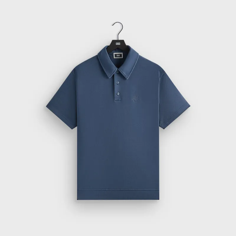Kith Crystal Wash Interlock Graham Polo - Mystery sold by Kith