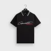 Kith for Cigarette Racing Pique Polo - Black sold by Kith
