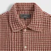 Kith Geometric Diamond Short Sleeve Boxy Collared Overshirt - Bitters sold by Kith