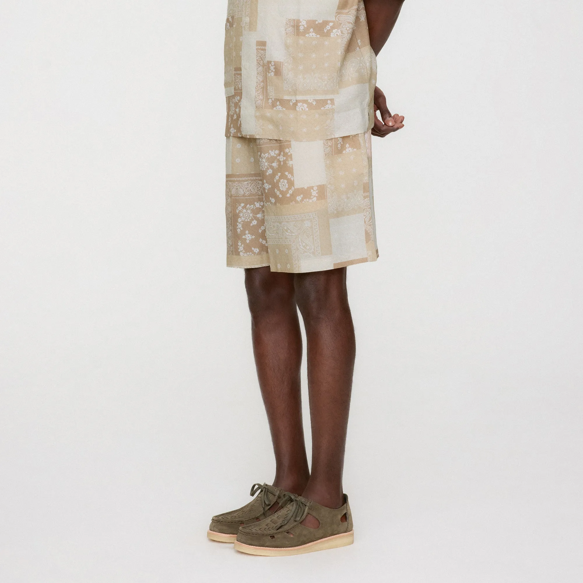 Kith Silk Lyocell Bandana Cedar Short - Canvas sold by Kith product image thumbnail 2