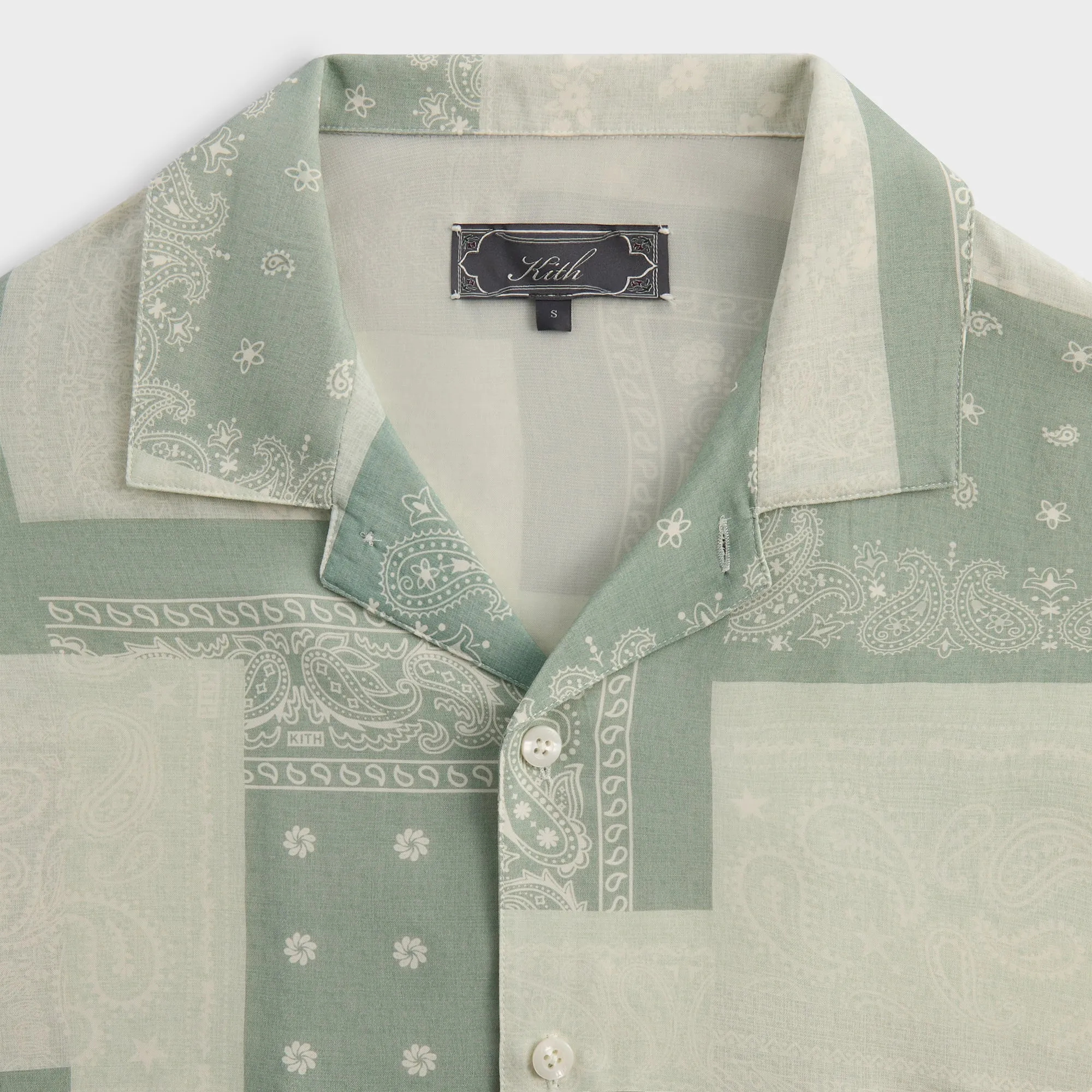 Kith Silk Lyocell Bandana Reade Shirt - Realm sold by Kith product image thumbnail 4